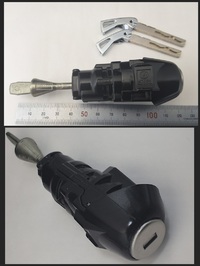 【新品　鍵付き】ワーゲン  純正 U-Shin 製  HU162T(9) 左サイドカット
