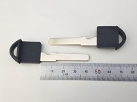 ニッサン GTRインテリジェント キー卵型用  エマージェンシーキーブランク 2本セット(黒ヘッド)