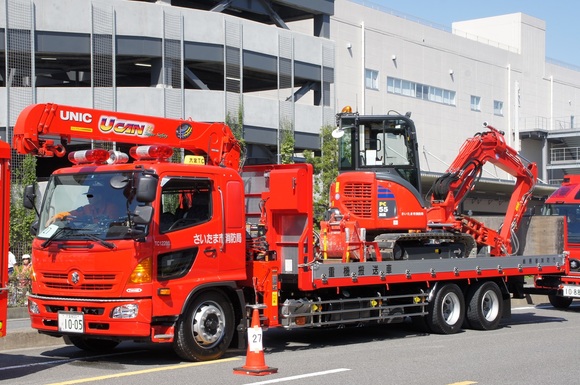 幸田救助のホームページ 重機搬送車