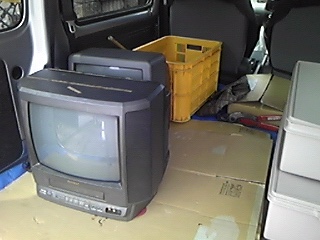 テレビの回収画像