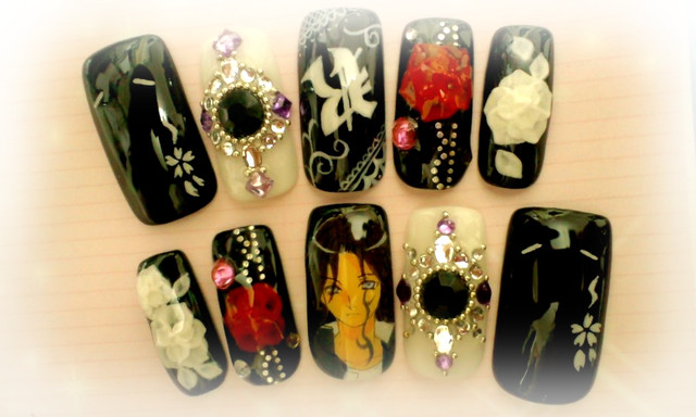 小川華菜乎ホームページ K Books委託ネイル 痛ネイル