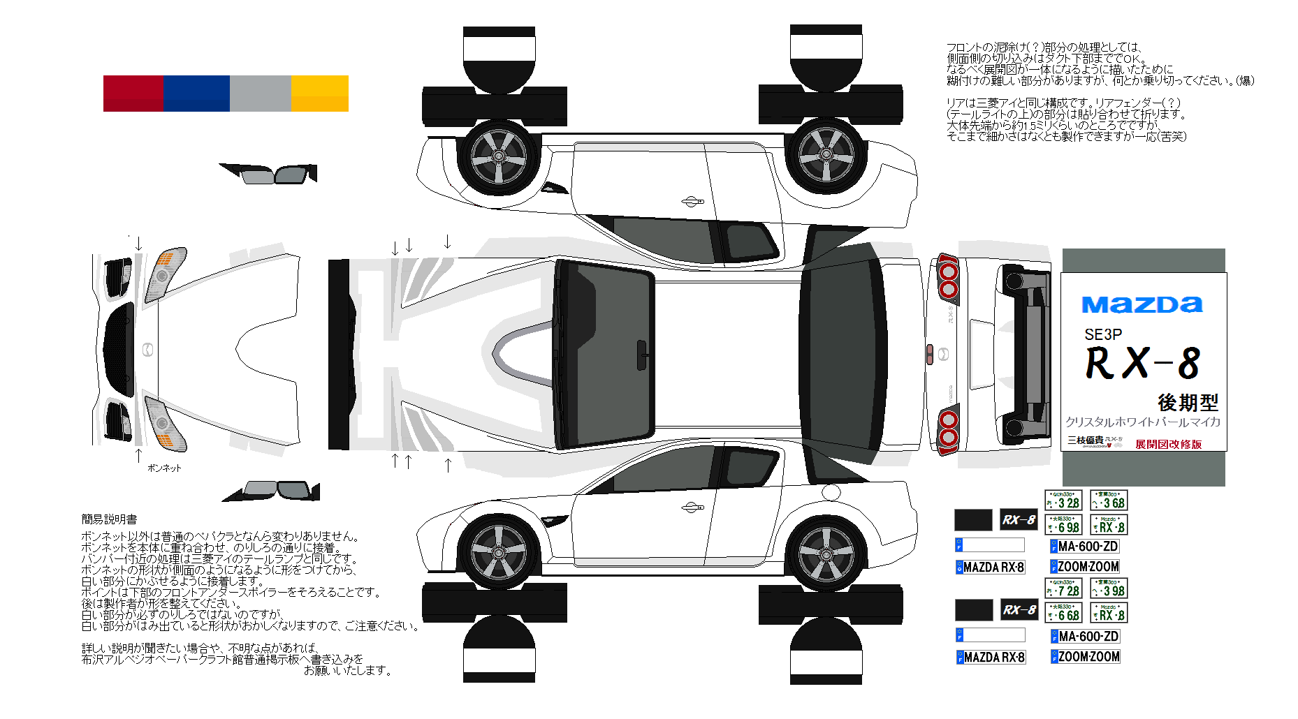 布沢アルペジオペーパークラフト館 Mazda