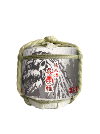 こも樽入り純米酒「呉爾羅」ヒノキ枡付き