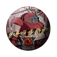 缶バッジ　ブルー