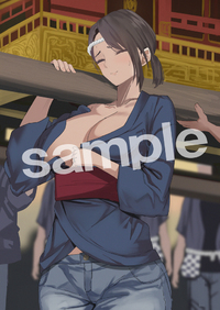 【予約】 神輿で服がズレるお姉さん　Artworks by けそシロウ