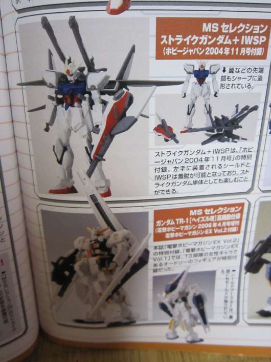 MSセレクション ストライクガンダム＋IWSP ホビージャパン2004年11月号 特別付録 やりきれない